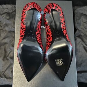 Saint Laurent YSL leopard pump size 38